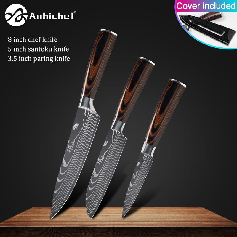 Japanese Stainless Steel Knife Sets