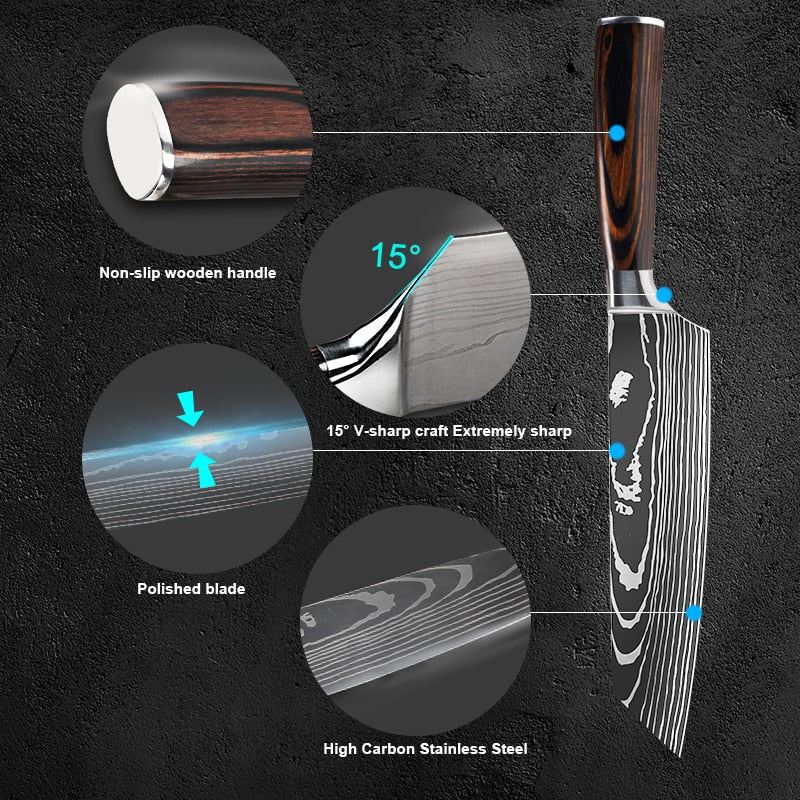 Japanese Stainless Steel Knife Sets