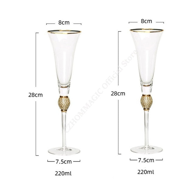 Creative Gold Rimmed Glasses