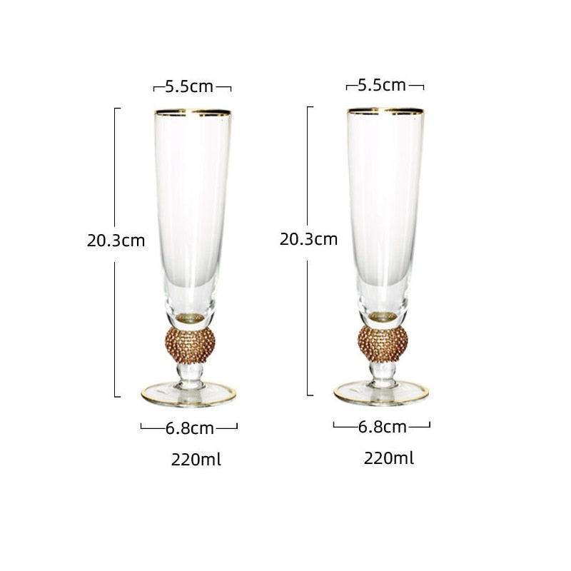 Creative Gold Rimmed Glasses