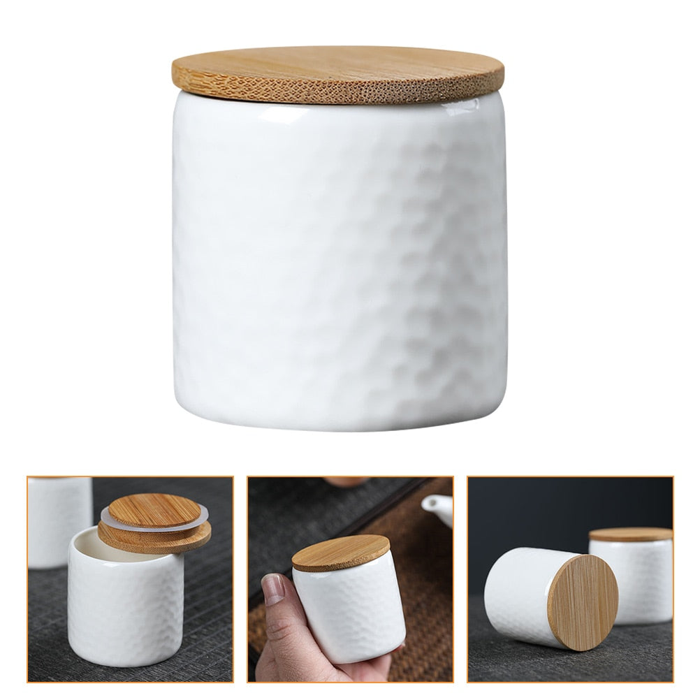 4Pcs Ceramic Storage Jars Set