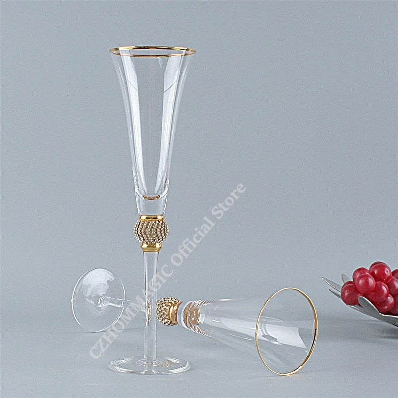 Creative Gold Rimmed Glasses