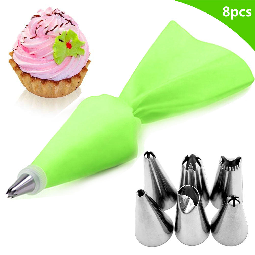 8 Piece- 26 Piece Rainbow Cake Decorating Kit