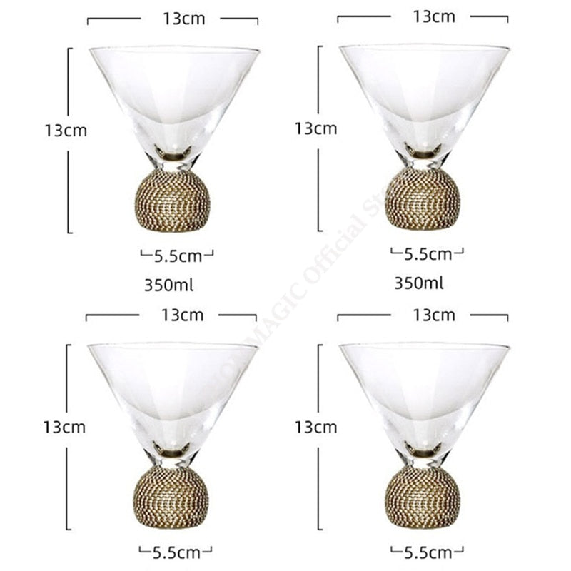 Creative Gold Rimmed Glasses