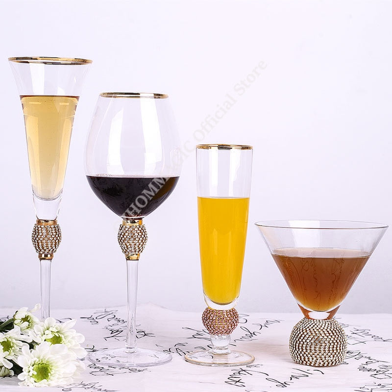 Creative Gold Rimmed Glasses
