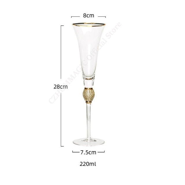 Creative Gold Rimmed Glasses