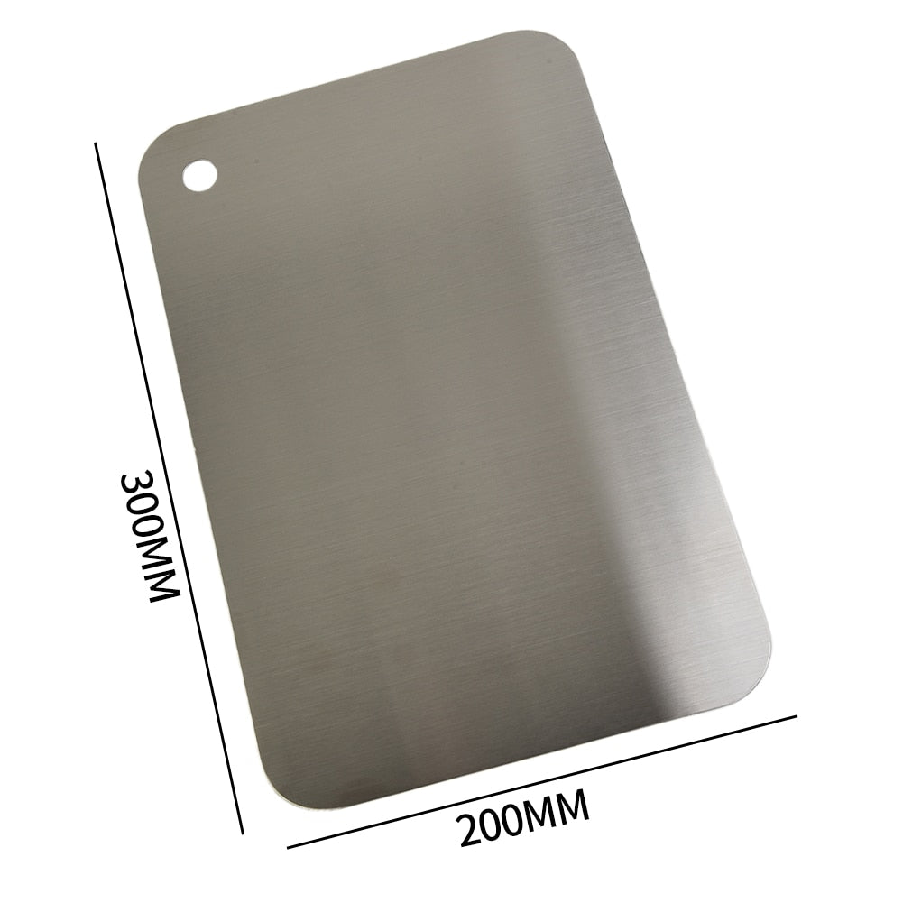 Stainless Steel Cutting Board Home Kitchen Rectangular Board