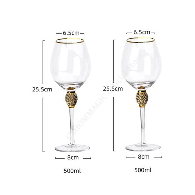 Creative Gold Rimmed Glasses