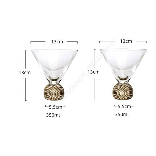 Creative Gold Rimmed Glasses