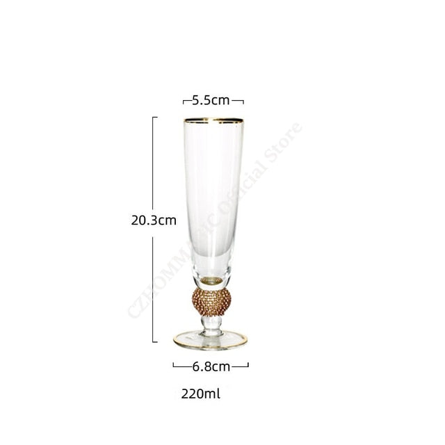 Creative Gold Rimmed Glasses
