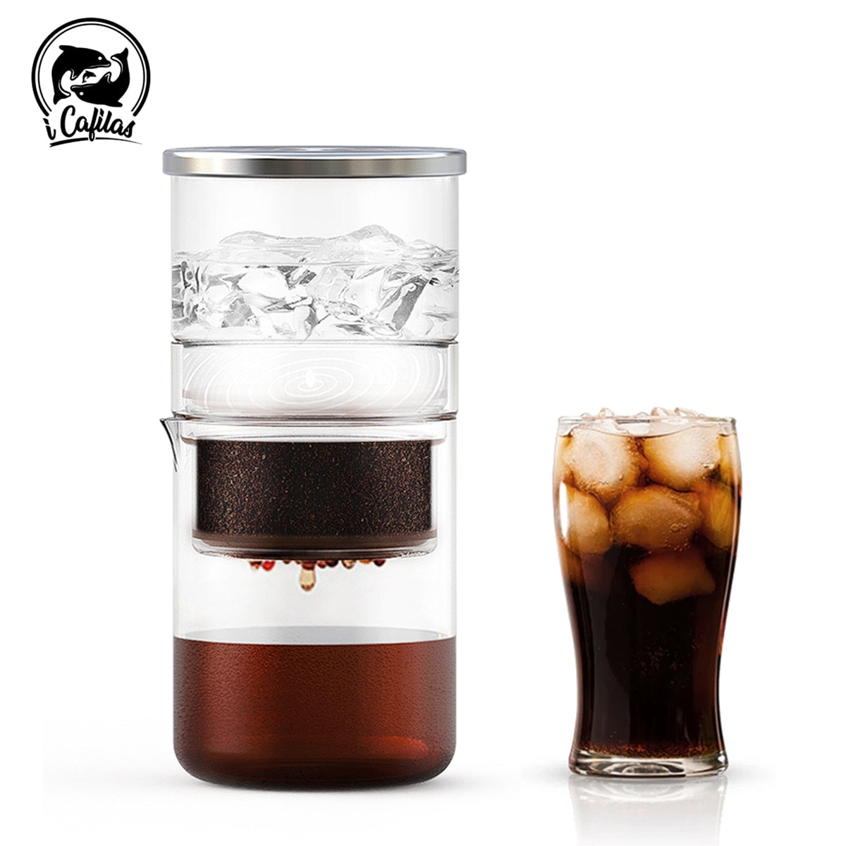 2 In 1 Portable Coffee Press and Travel Mug