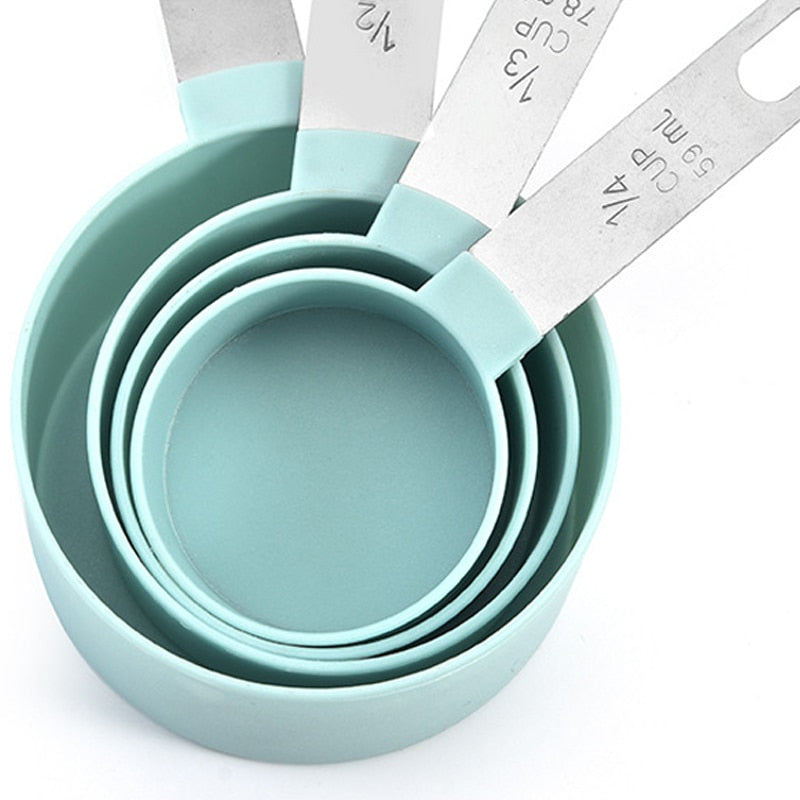 Multicolor Measuring Cups and Spoons