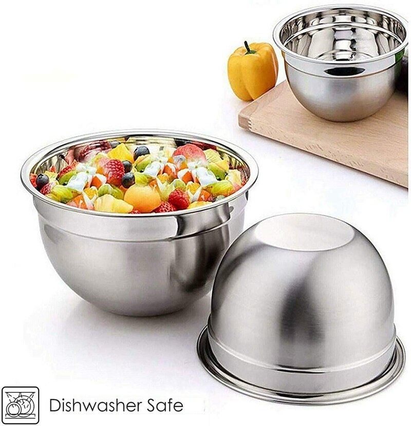 Multi-Size Stainless Steel Bowl Set