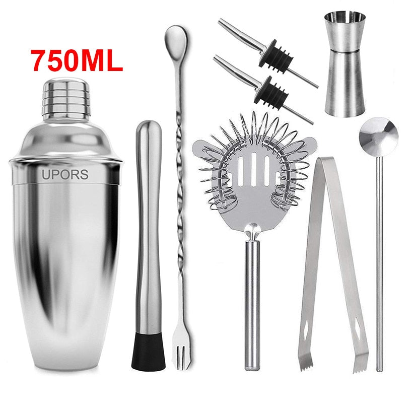 Stainless Steel Cocktail Shaker 550ML/750ML