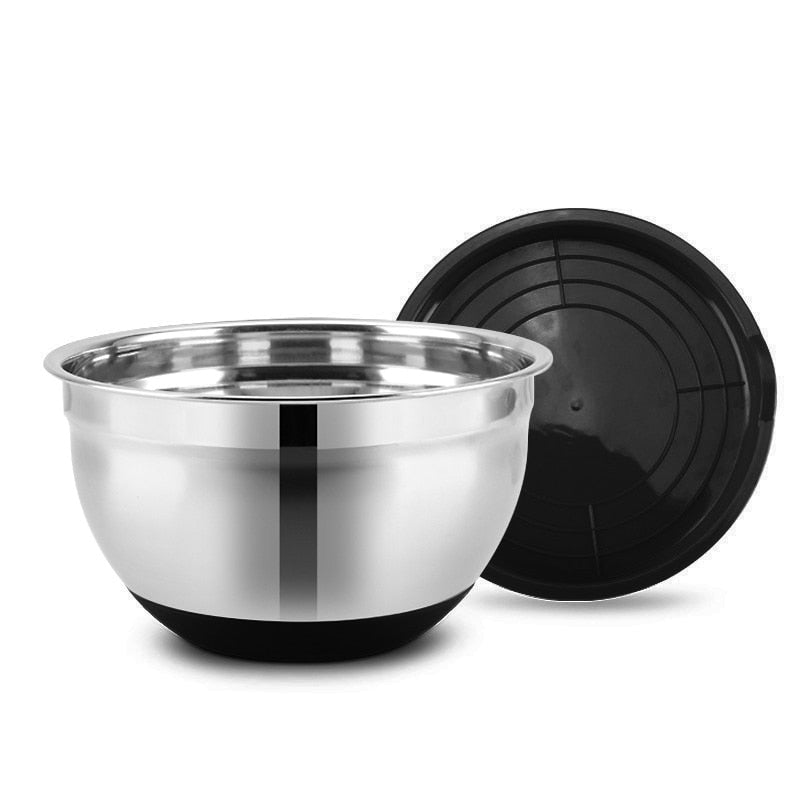 Stainless Steel Mixing Bowls w/ Silicone Bottom