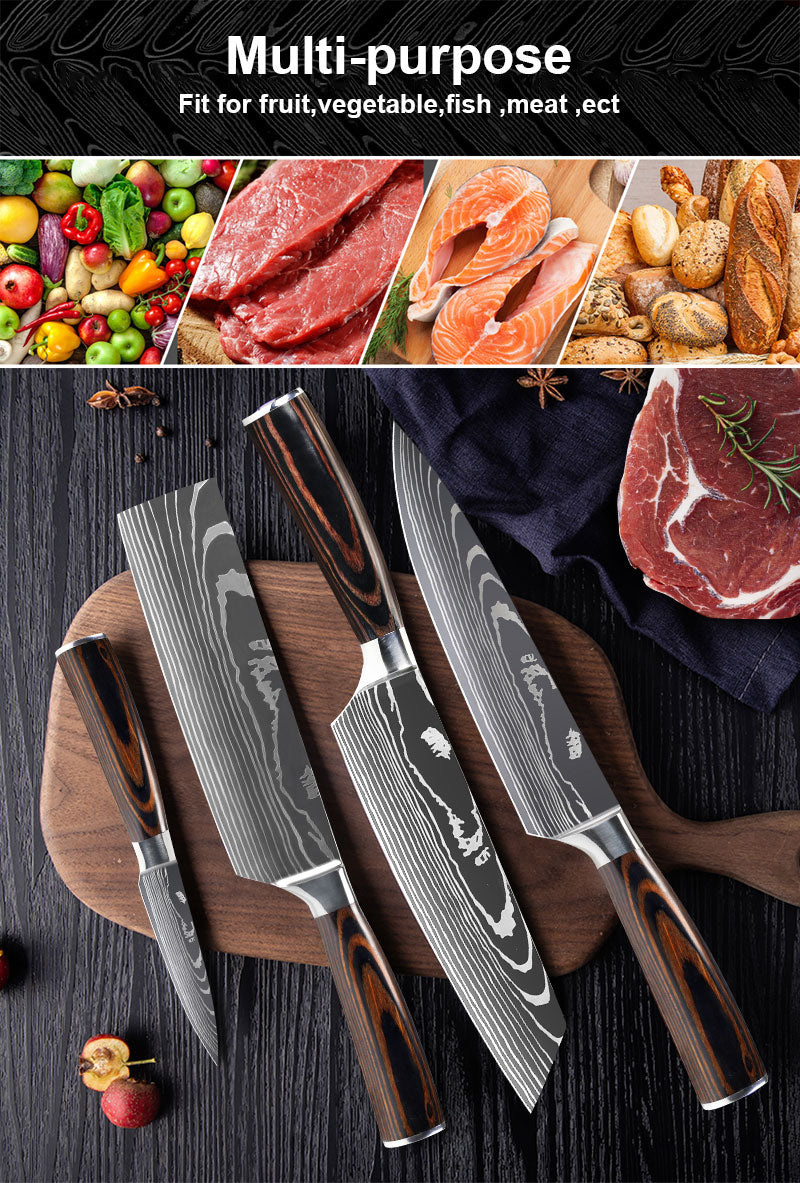 Japanese Stainless Steel Knife  Sets