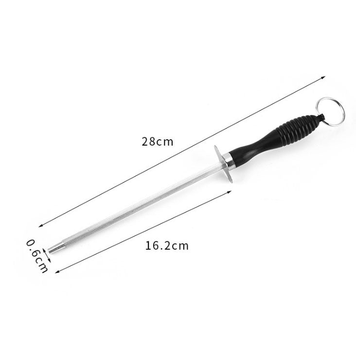 Knife Sharpening Rod 12 Inch Kitchen Honing Steel