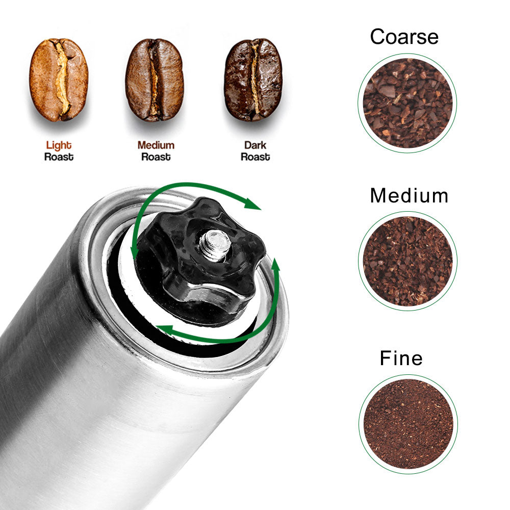 Portable French Press and Coffee Grinder