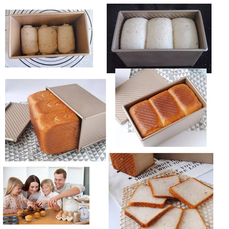 Rectangle Loaf Pan with Cover Bread Baking Mould