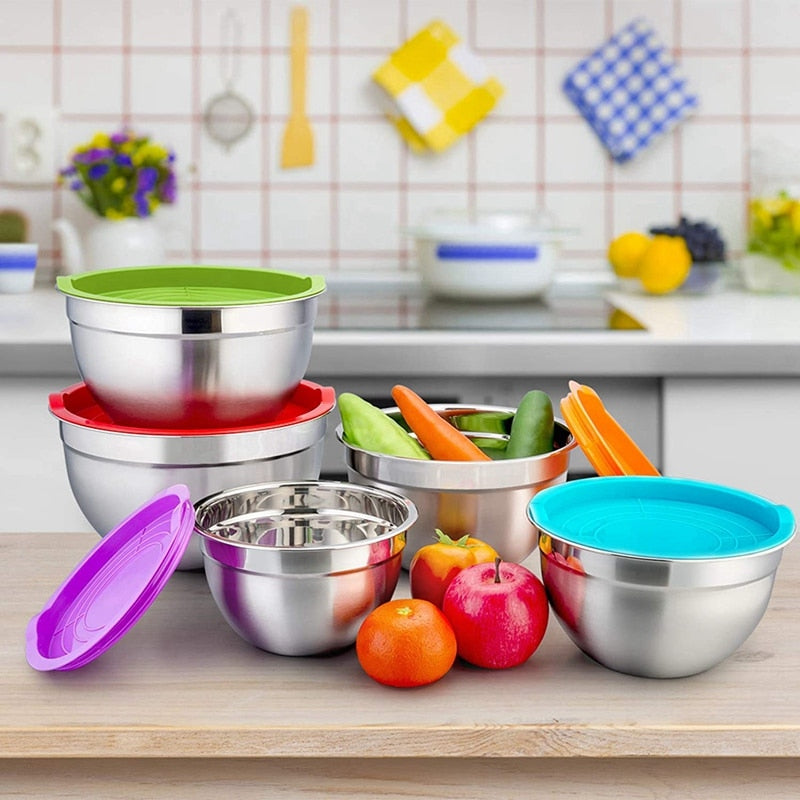 Rainbow Mixing Bowls