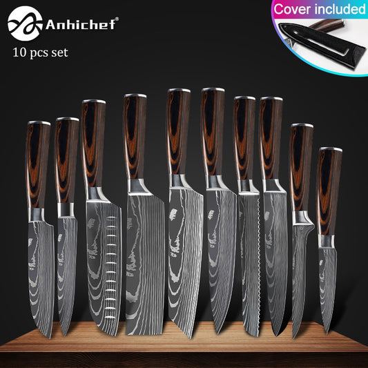 Japanese Stainless Steel Knife  Sets