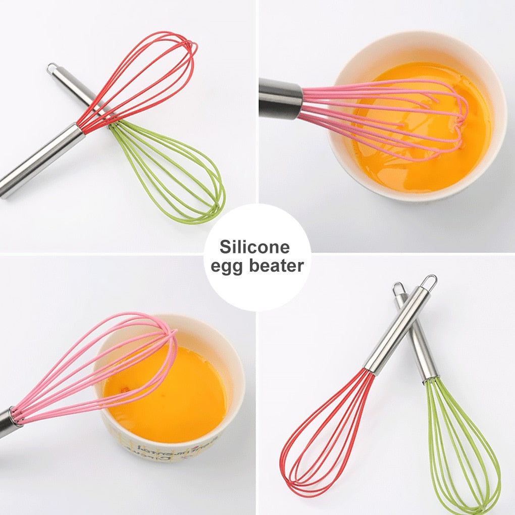 Stainless Steel Silicone Whisk