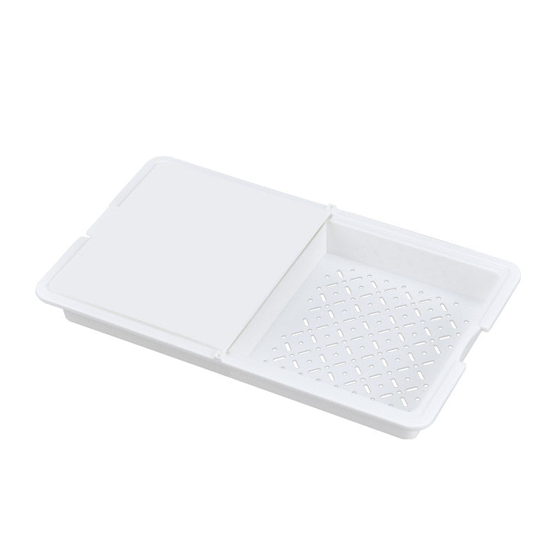 Multifunctional Chopping Blocks With Storage Drain, Storage box,Plastic Cutting Board