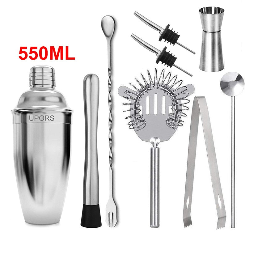 Stainless Steel Cocktail Shaker 550ML/750ML