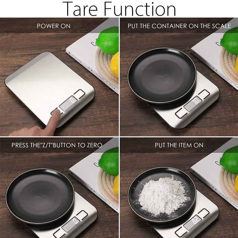 Digital Kitchen Scale w/ Digital Measuring Spoon