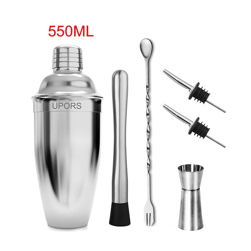 Stainless Steel Cocktail Shaker 550ML/750ML