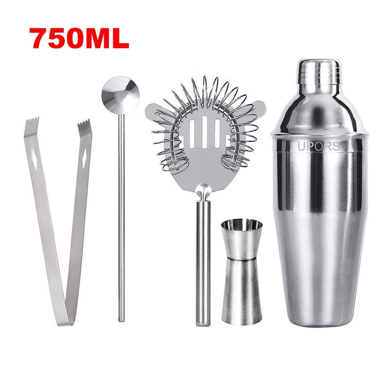 Stainless Steel Cocktail Shaker 550ML/750ML