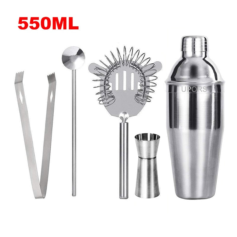 Stainless Steel Cocktail Shaker 550ML/750ML