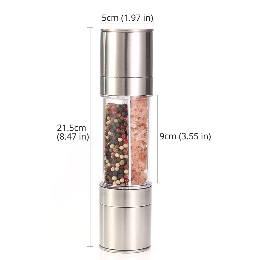 2 IN 1 Salt and Pepper Grinder