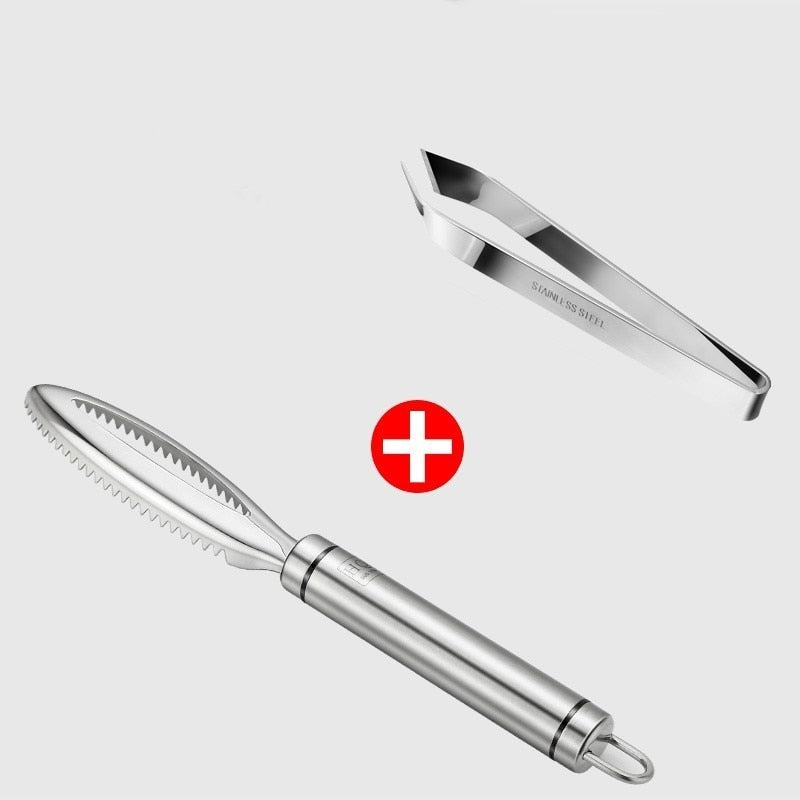 Fish Scaler and Tweezer