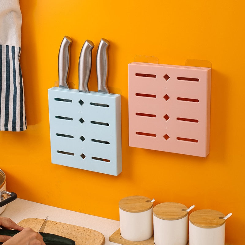 Standing Wall-Mount Kitchen Knife Holder