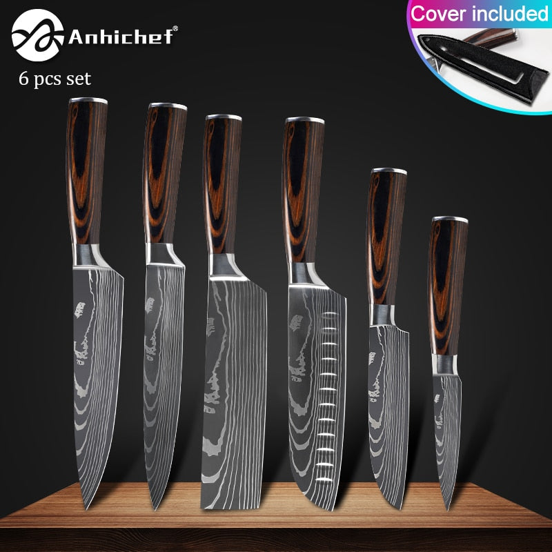 Japanese Stainless Steel Knife  Sets