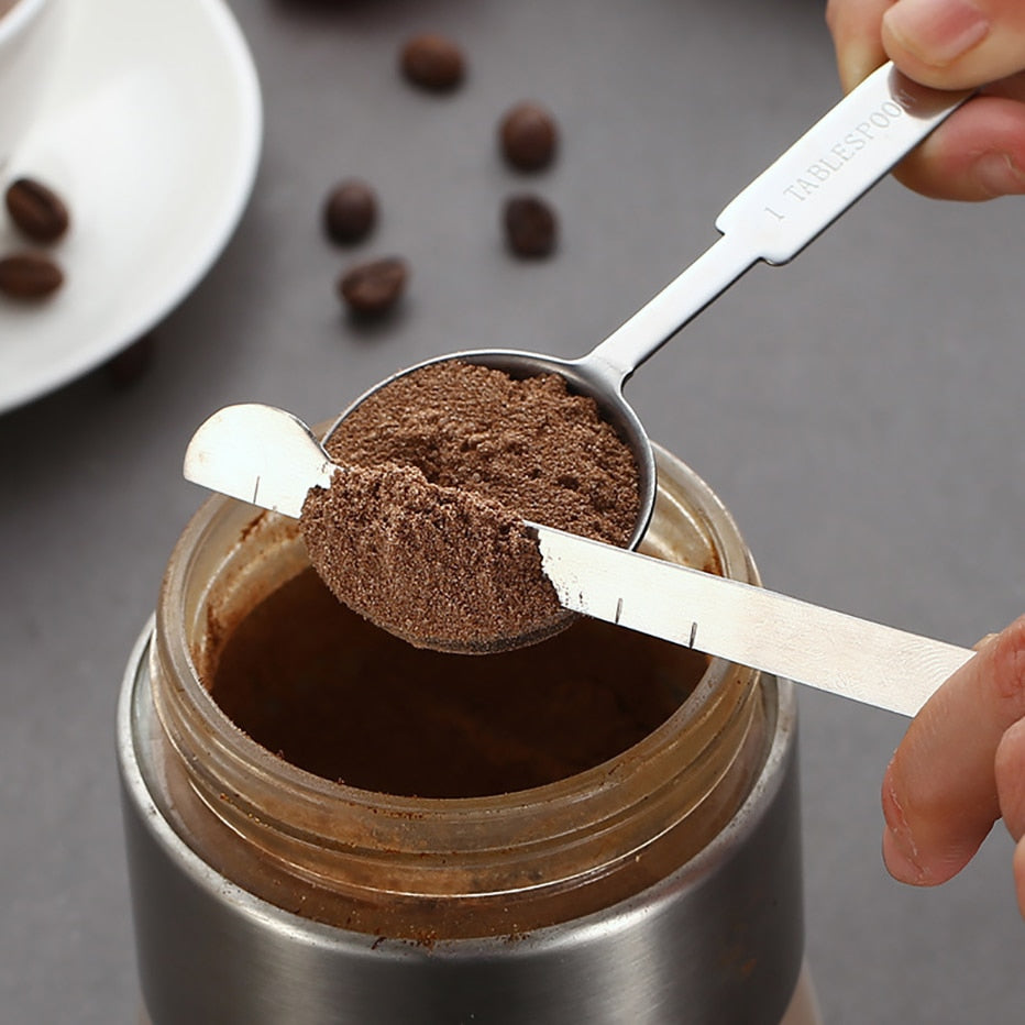 Stainless Steel Measuring Cups and Spoons