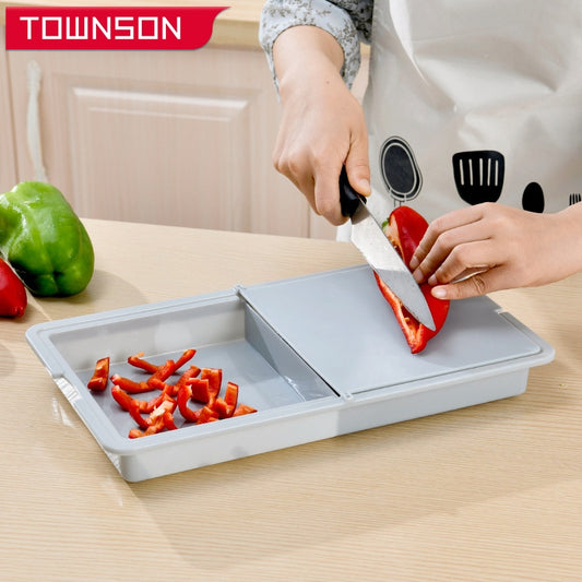 Multifunctional Chopping Blocks With Storage Drain, Storage box,Plastic Cutting Board