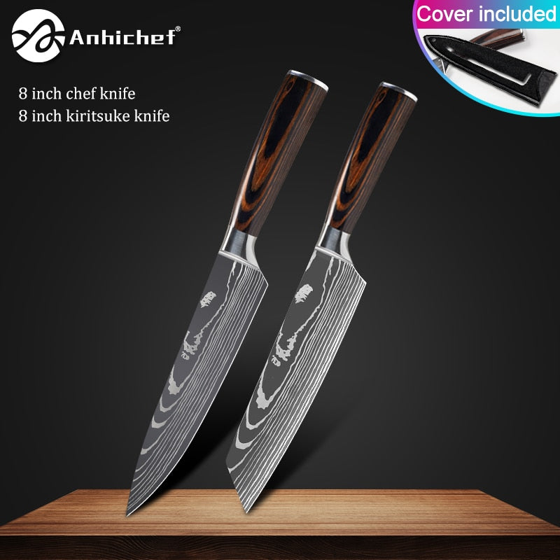 Japanese Stainless Steel Knife  Sets