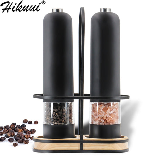 Electric Salt and Pepper Grinder with stand