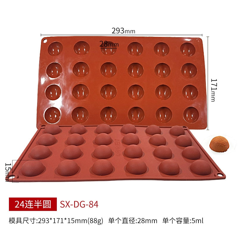 Silicone Chocolate Dome Chocolate Molds