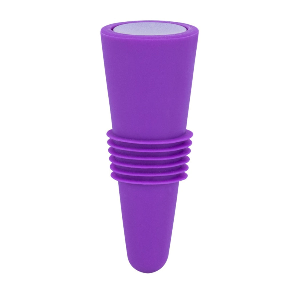 Silicone Wine Bottle Stopper Set