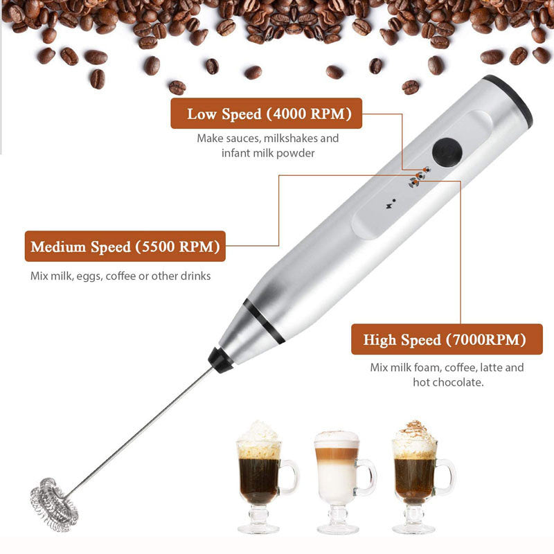 Wireless Electric Handheld Milk Frother