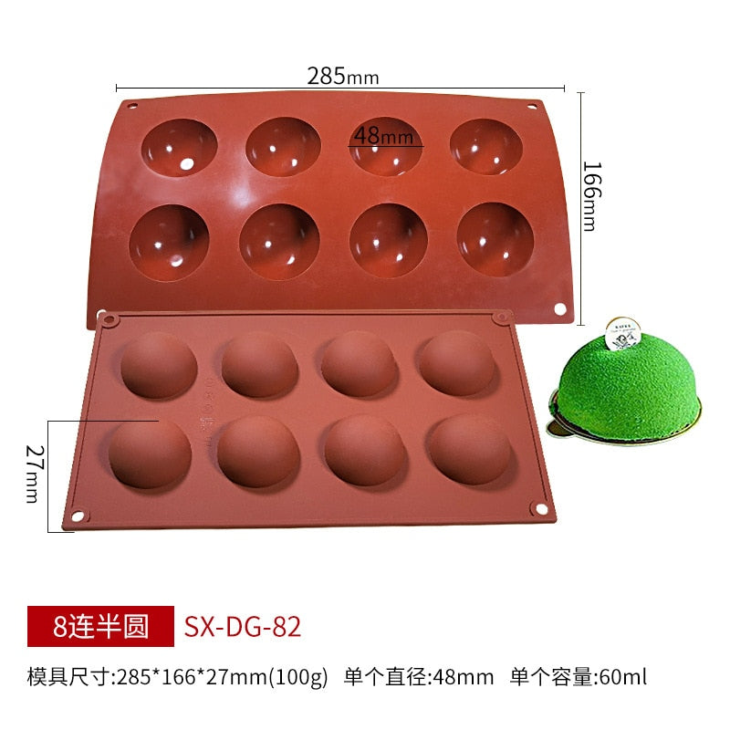 Silicone Chocolate Dome Chocolate Molds