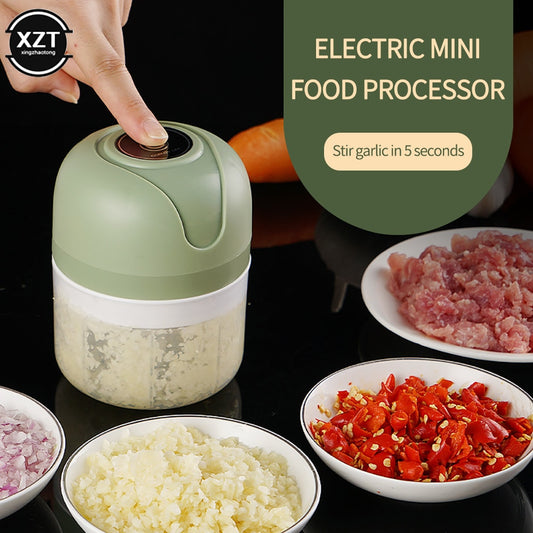 Electric Mini Food Processor