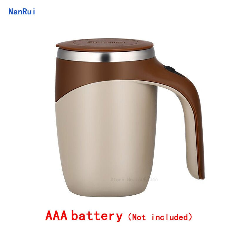 Automatic Self Stirring Magnetic Mug Stainless Steel