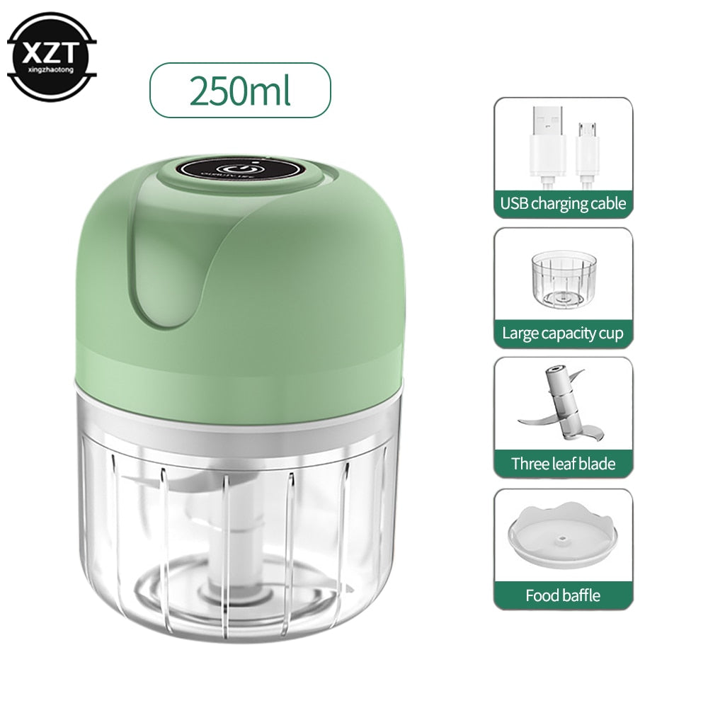 Electric Mini Food Processor