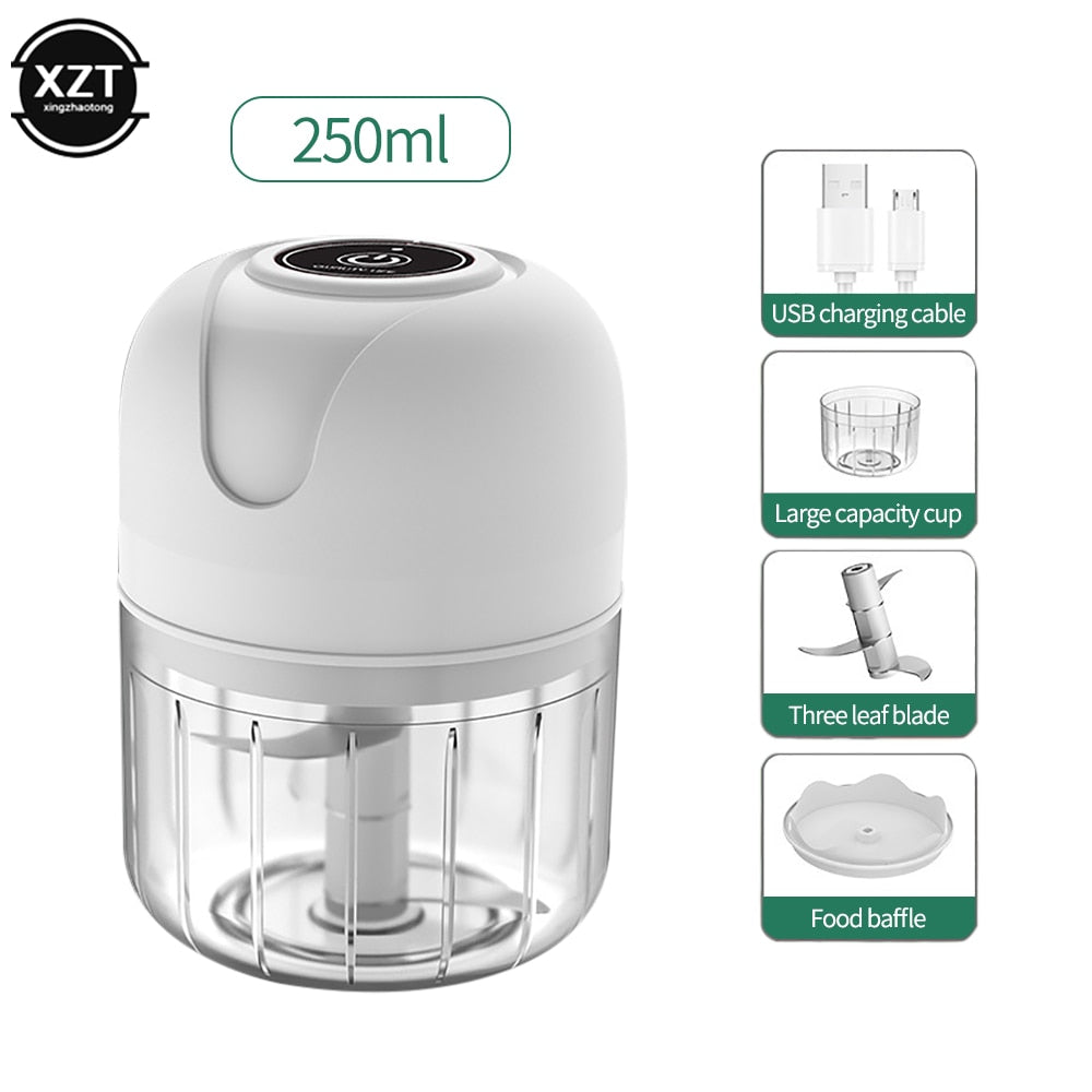 Electric Mini Food Processor