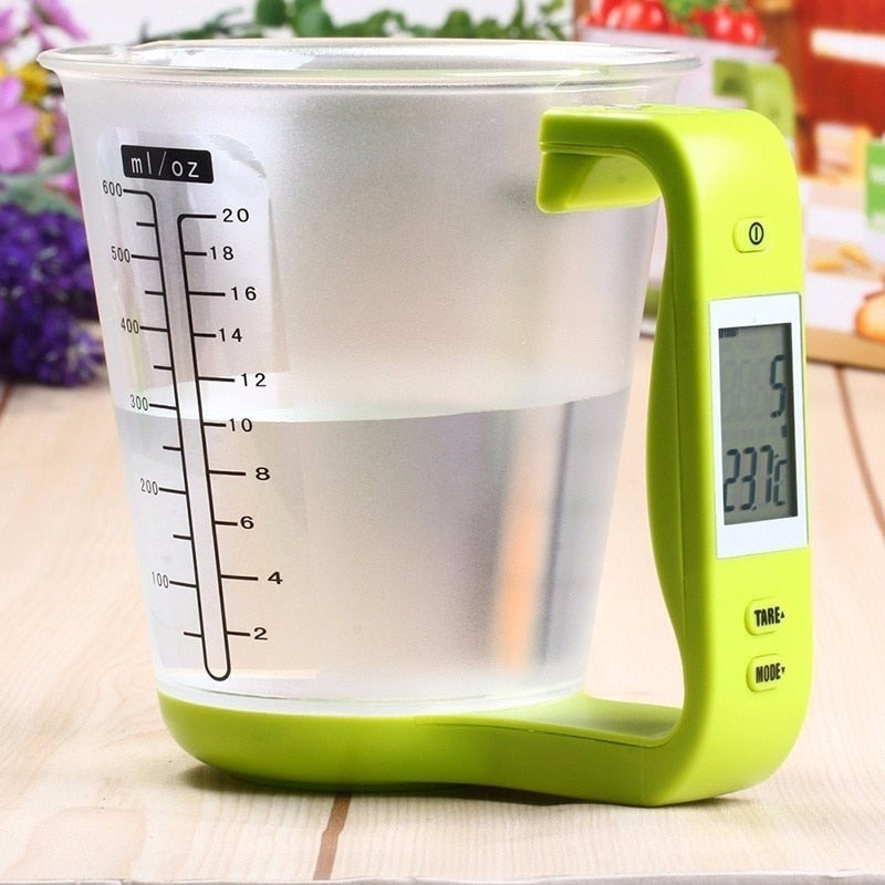 2 IN 1 Liquid Measuring Cup and Scale