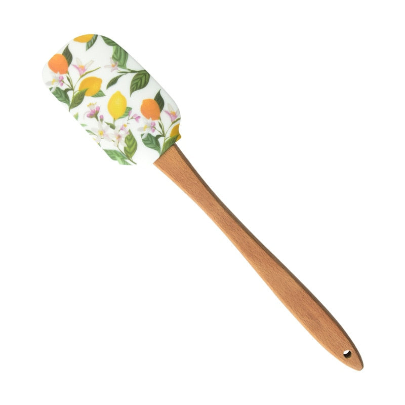 Floral Silicone Rubber Heat Spatula